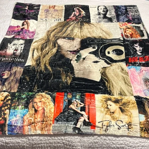 Taylor Swift Eras Collage Blanket - Picture 2 of 6